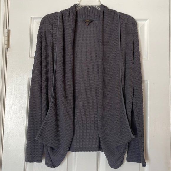 Grey Open Front Cardigan - Picture 1 of 9